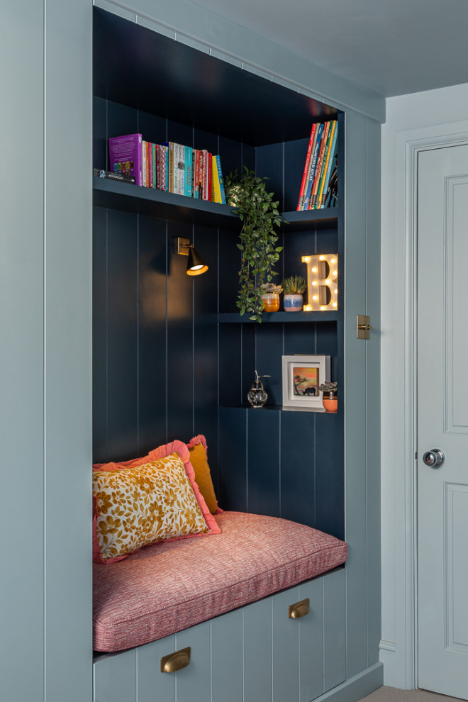 Transitional kids' room in London.