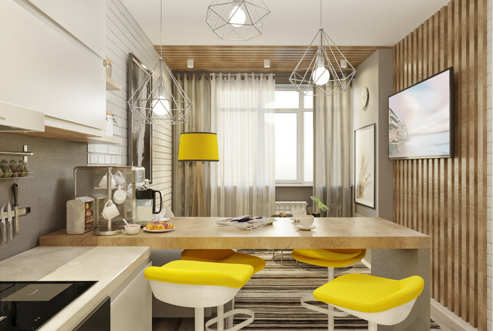 Дизайн интерьера 48 кв/м