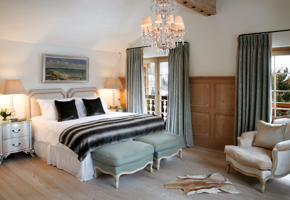 Inspiration for a country bedroom in London.