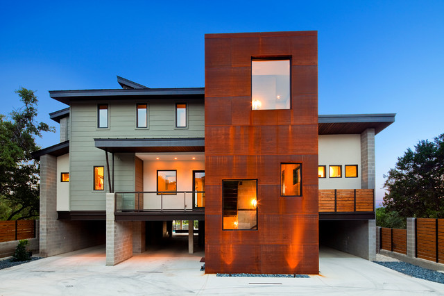 Comanche trendy-hus-og-facade