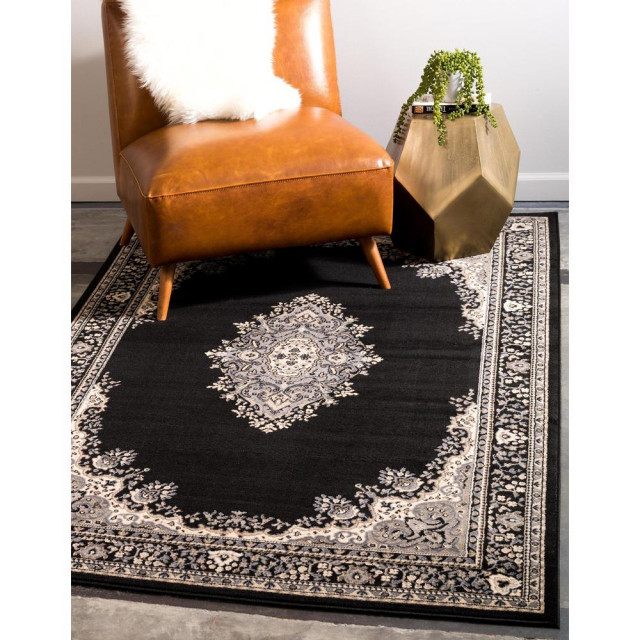 Unique Loom Washington Reza Rug, 9'x12' Traditional Area Rugs by BisonOffice Houzz