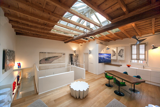 Casa BRAC contemporary-vardagsrum