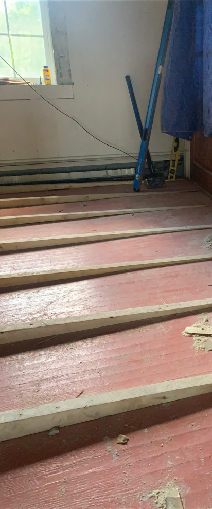 Farmhouse Floor Levelling Ontario, CAD