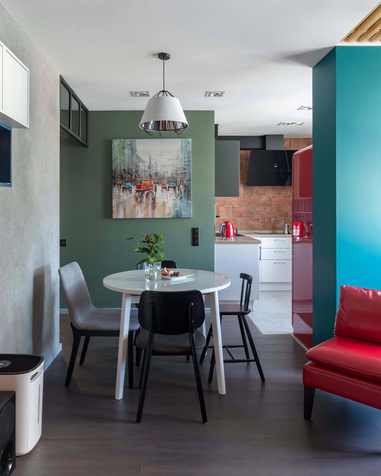 Интерьер в стиле "Яркий лофт"