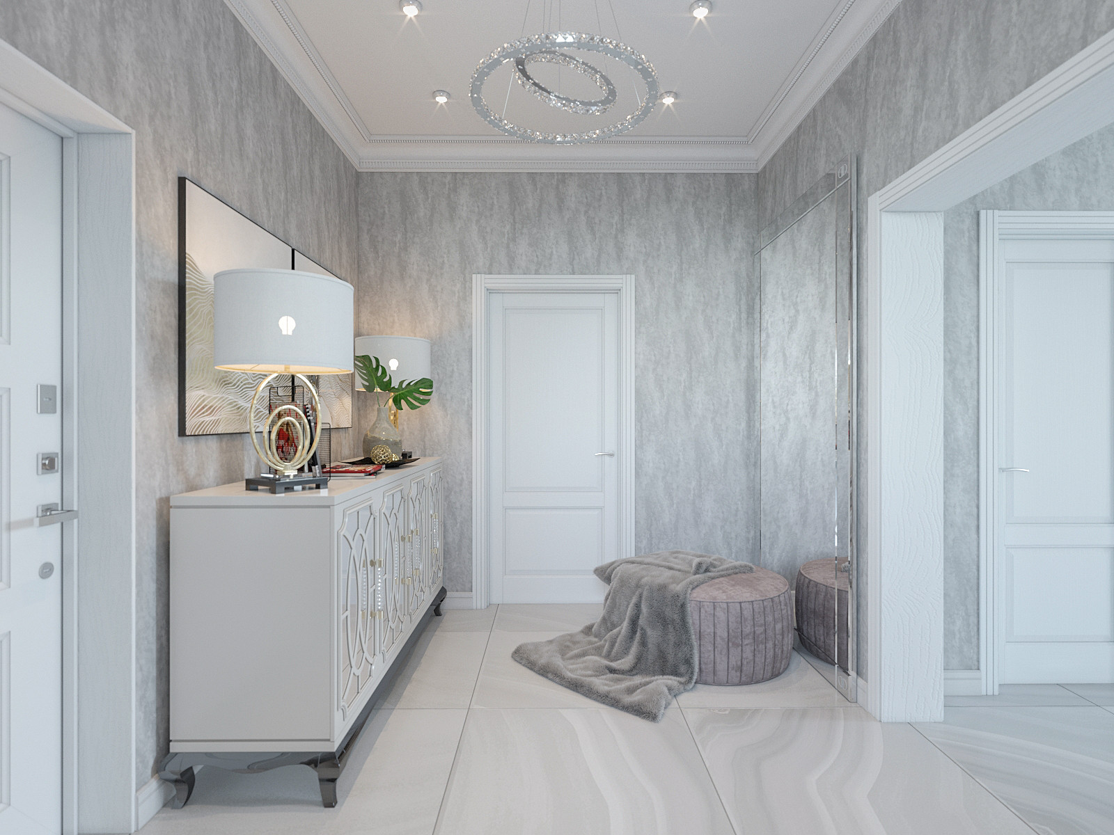 Дизайн интерьера коттеджа (д.Пасынково)