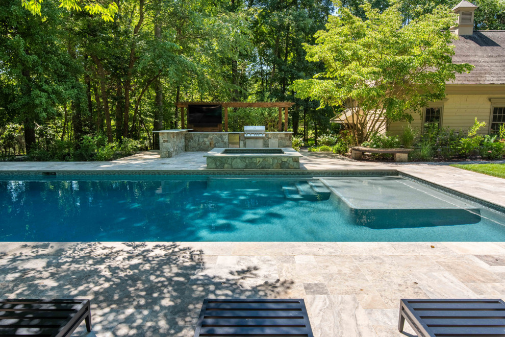 Inspiration for a transitional pool remodel in DC Metro