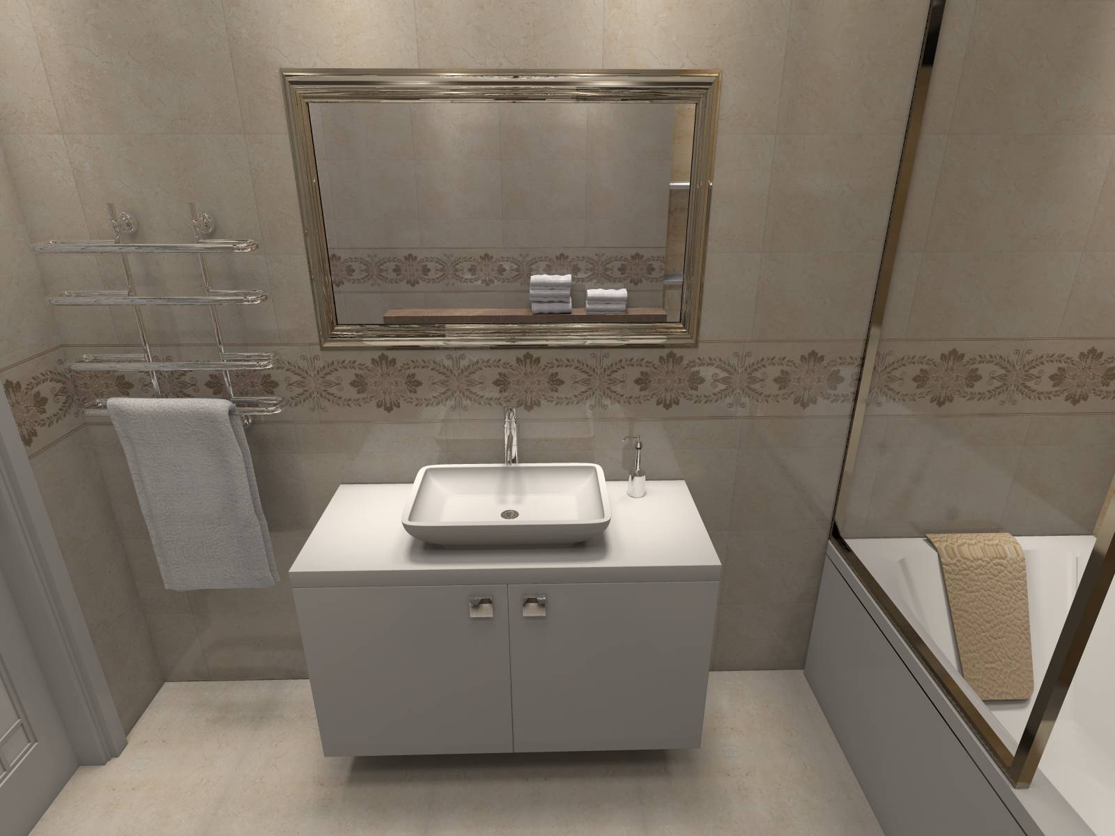 Ванная комната молодой семьи