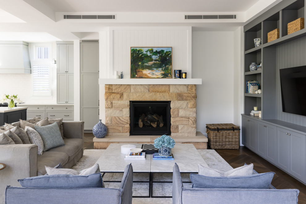 Freshwater Residence - Beach Style - Living Room - Sydney - by Stritt ...