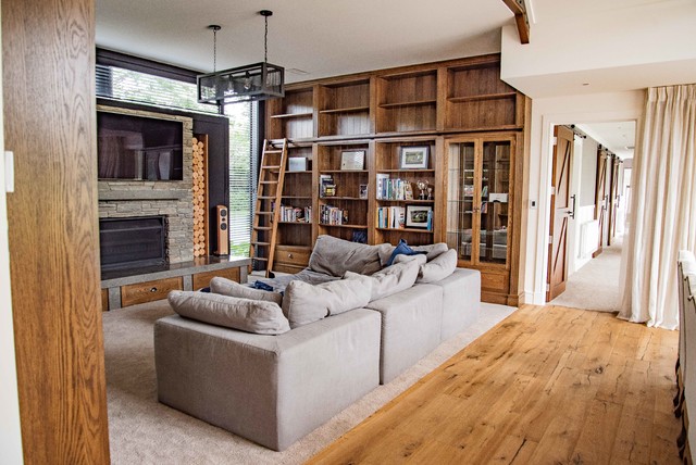 Book Shelf Library Setting trendy-dagligstue