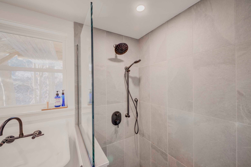 Industrial Bathroom Remodel - Shelburne Falls, MA