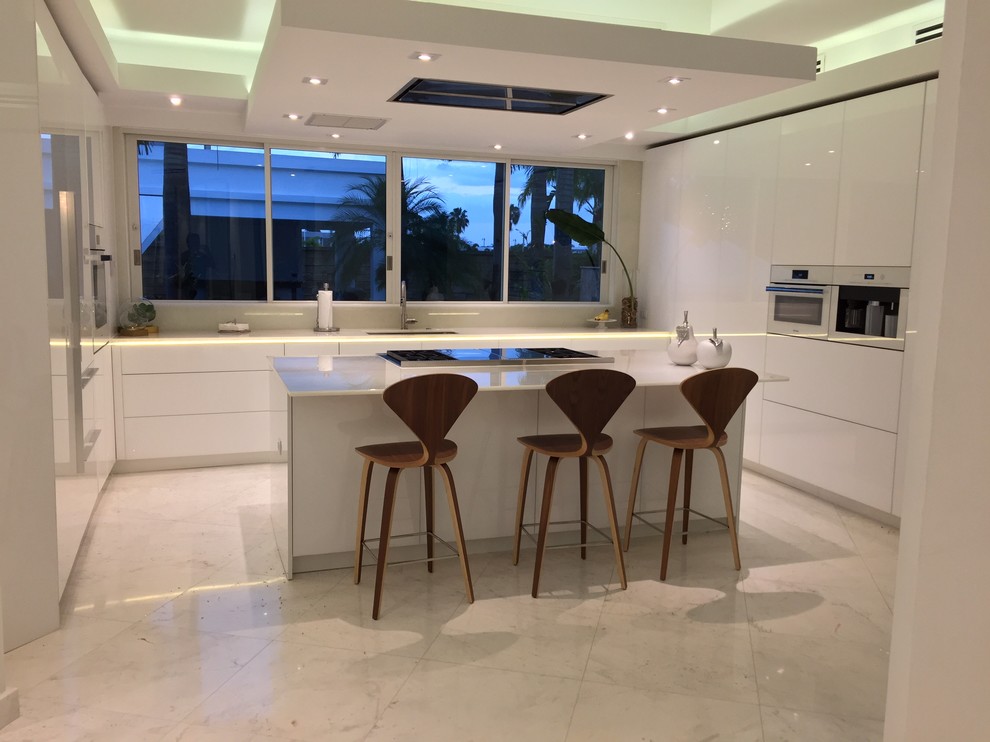 Kitchen - modern kitchen idea in Miami