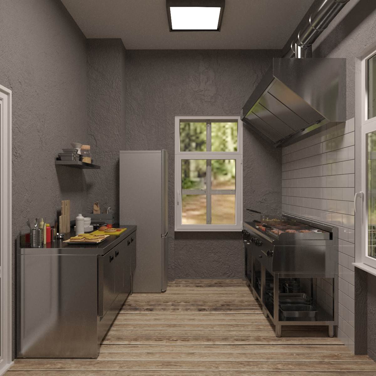 кафе ДЫМ в Шуваловском парке