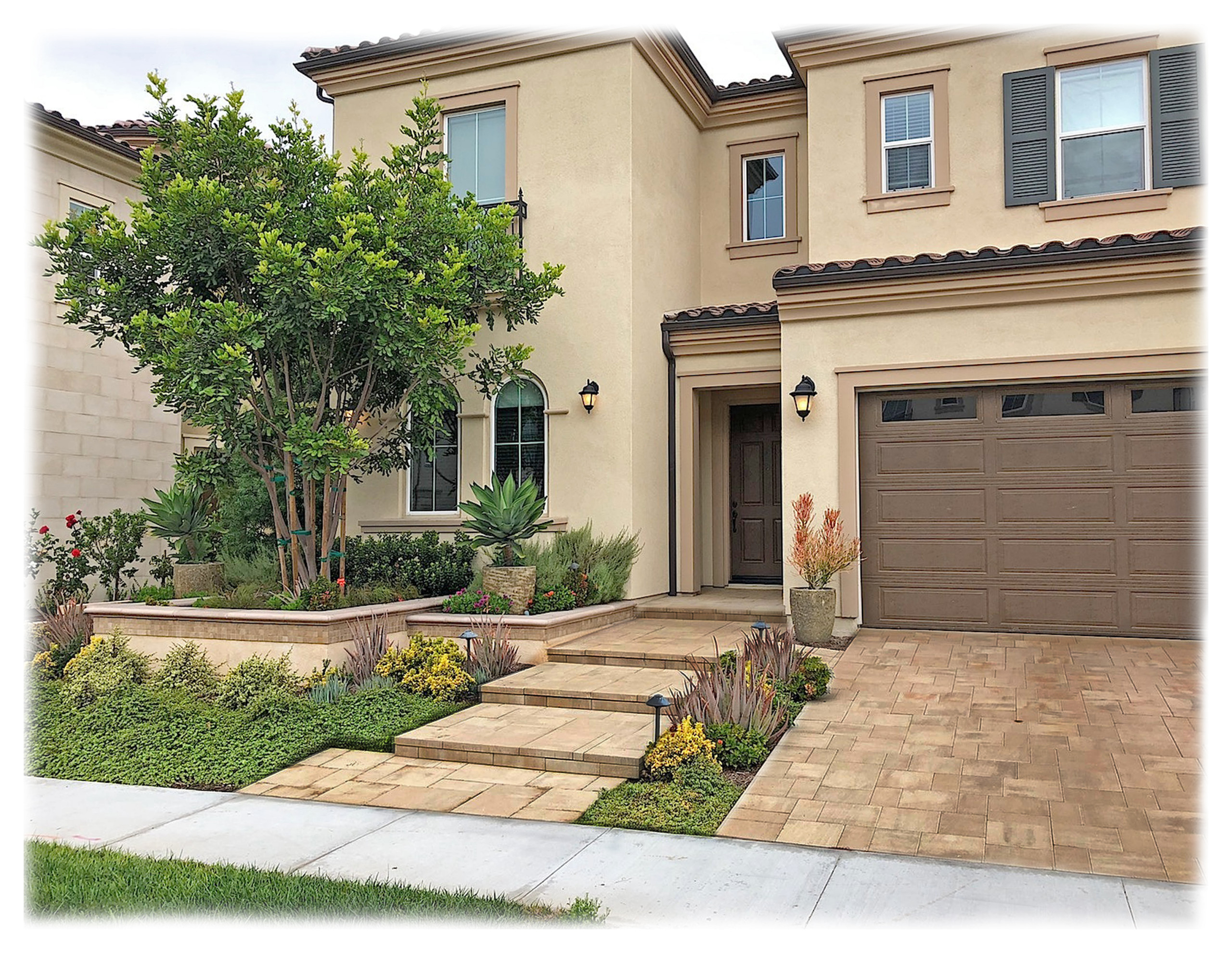 Suburban home exterior