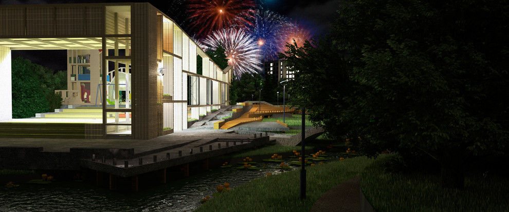 вид на летний театр