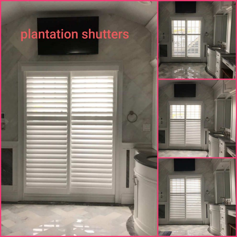 PLANTATION SHUTTERS - VARIOUS PROJECTS