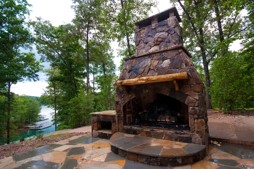 Patio - rustic patio idea