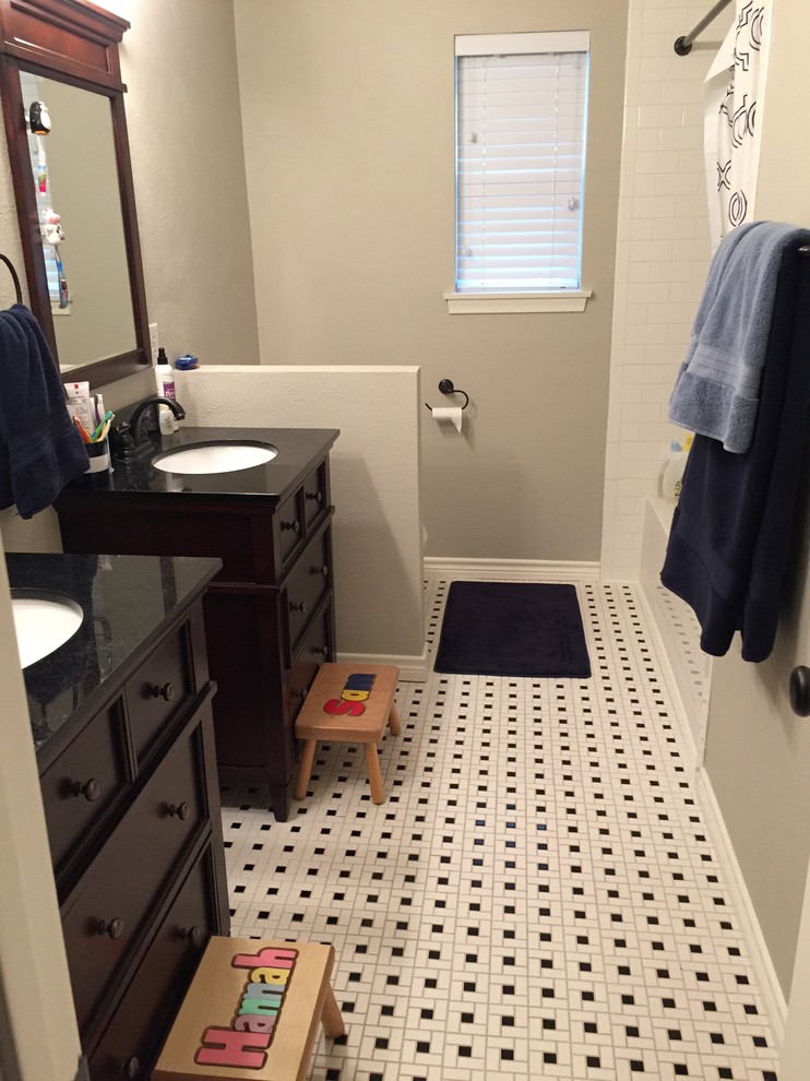 What color white should we paint the bathroom walls and vanities?