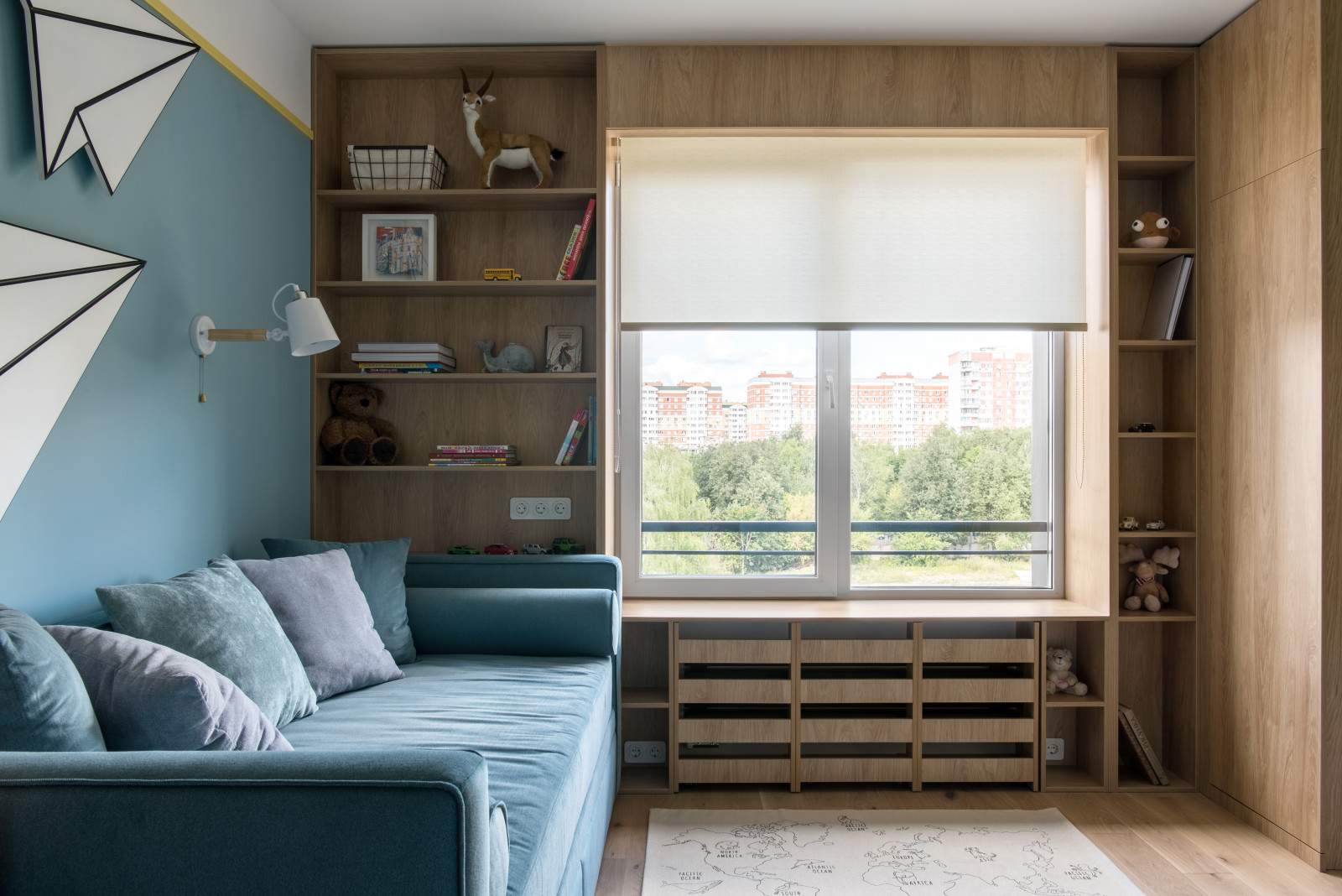 Квартира 90 м2 для семьи с двумя детьми