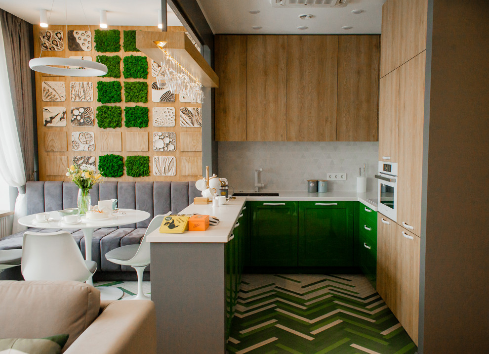 Квартира в стиле "современный минимализм с элементами эко-дизайна"