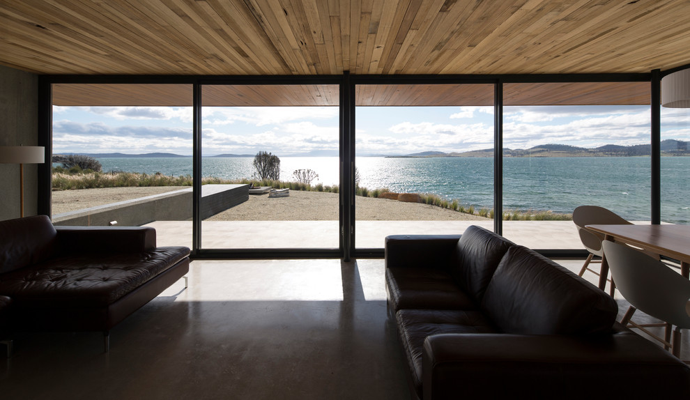 Design ideas for a contemporary home design in Hobart.