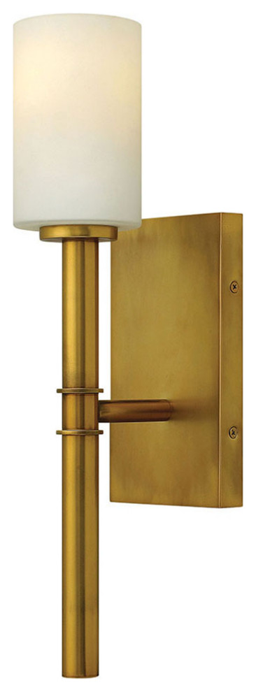 Hinkley Margeaux 3580Vs Single Light Sconce, Vintage Brass