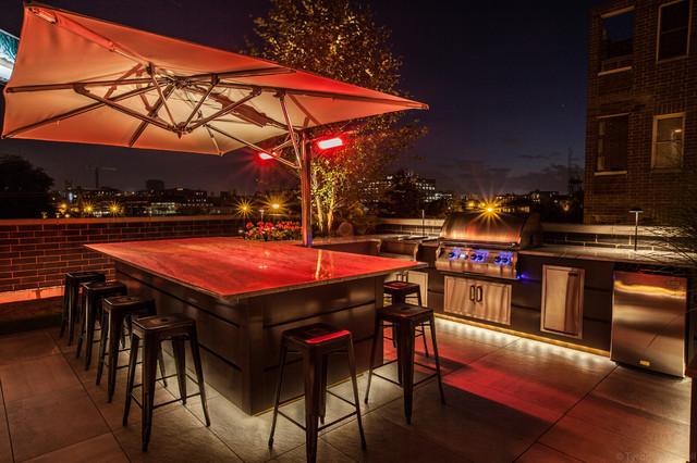Blue Line Boogie contemporary-terrace