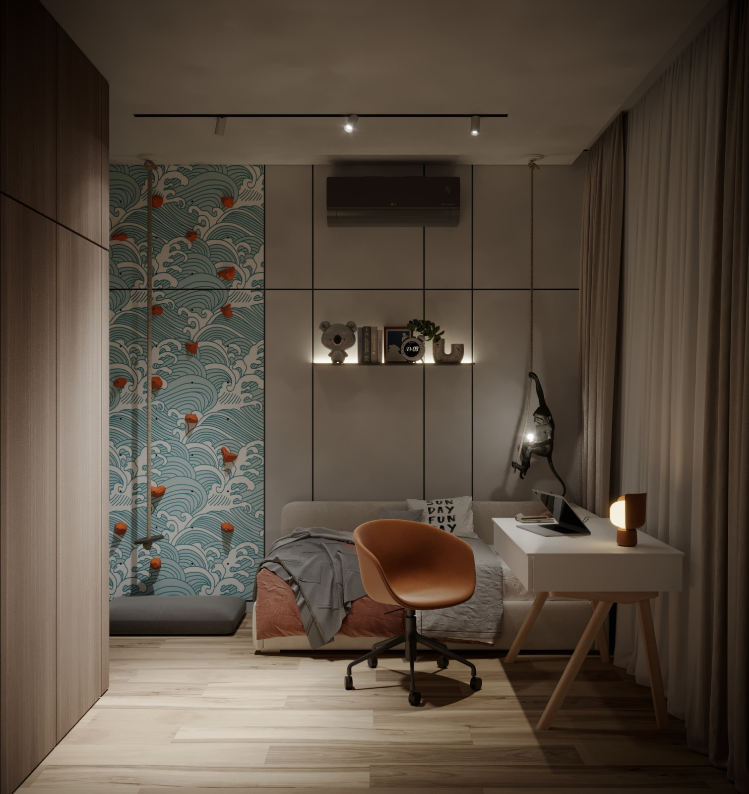 Дизайн проект квартиры в ЖК "Огни"