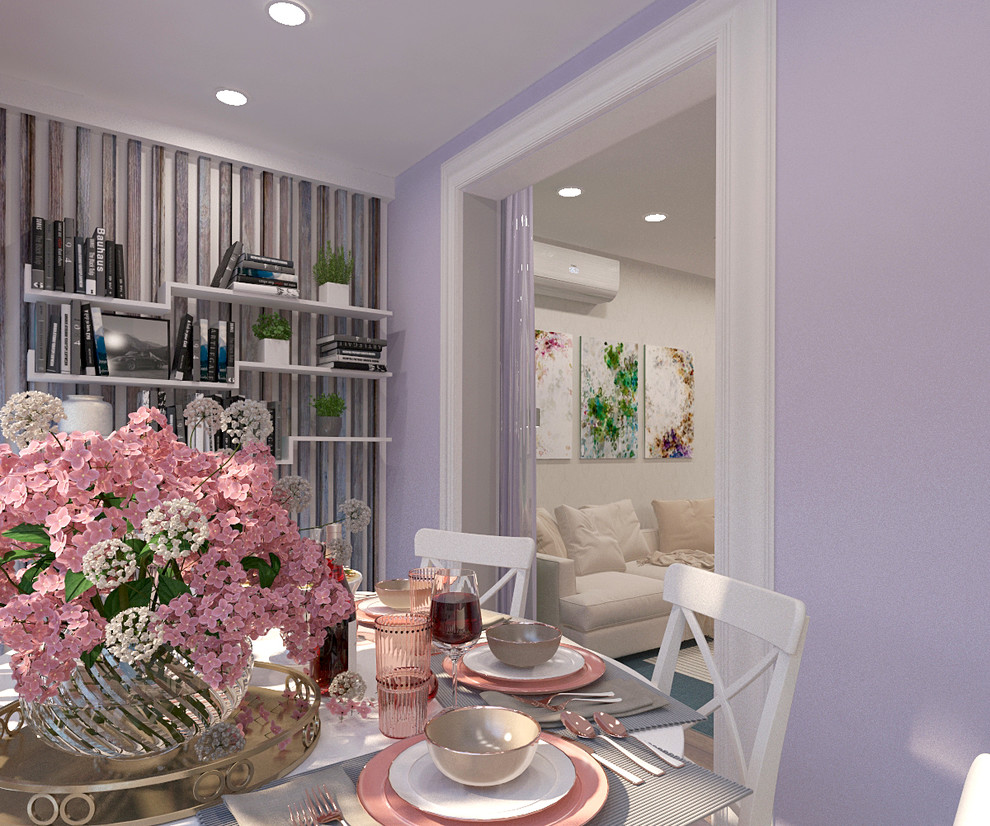 Интерьер квартиры-студии площадью всего 50кв.м