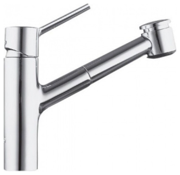 Kwc Pull Out Kitchen Faucet Splendure Stainless Steel 8 69 X1 94