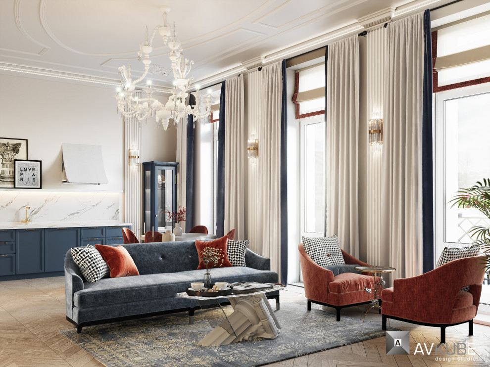 КВАРТИРА С КАМИНОМ НА ВОЗДВИЖЕНКЕ