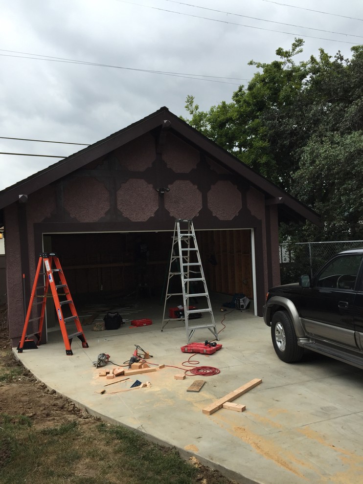 New 2 car garage historical house
