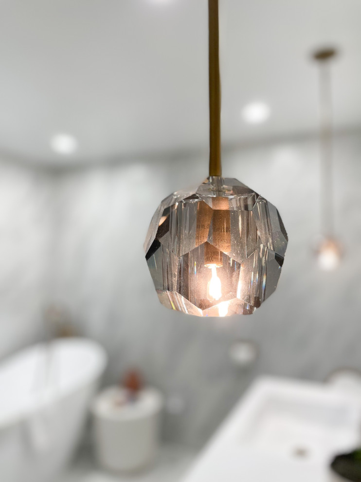 Spa-Inspired Master Bath | Governors Ranch, CO | Modern Glam Bathroom Renovation