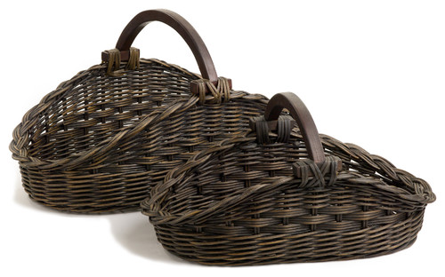 Wicker Gathering Basket, Small