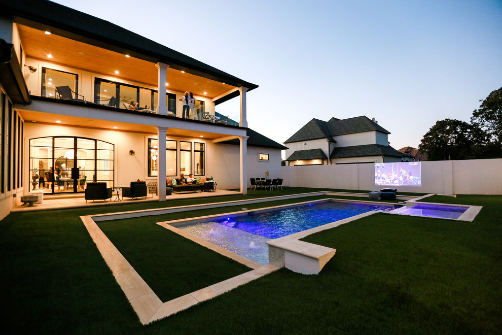 Eclectic pool in Oklahoma City.