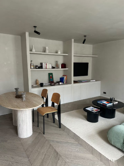 Conception et rénovation d’un appartement parisien au style minimaliste