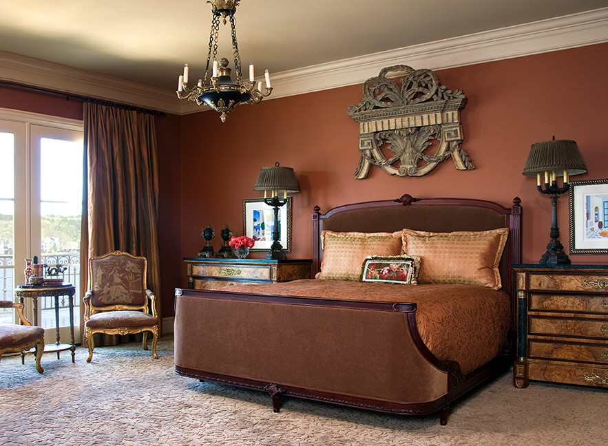 Mediterranean bedroom in Little Rock.