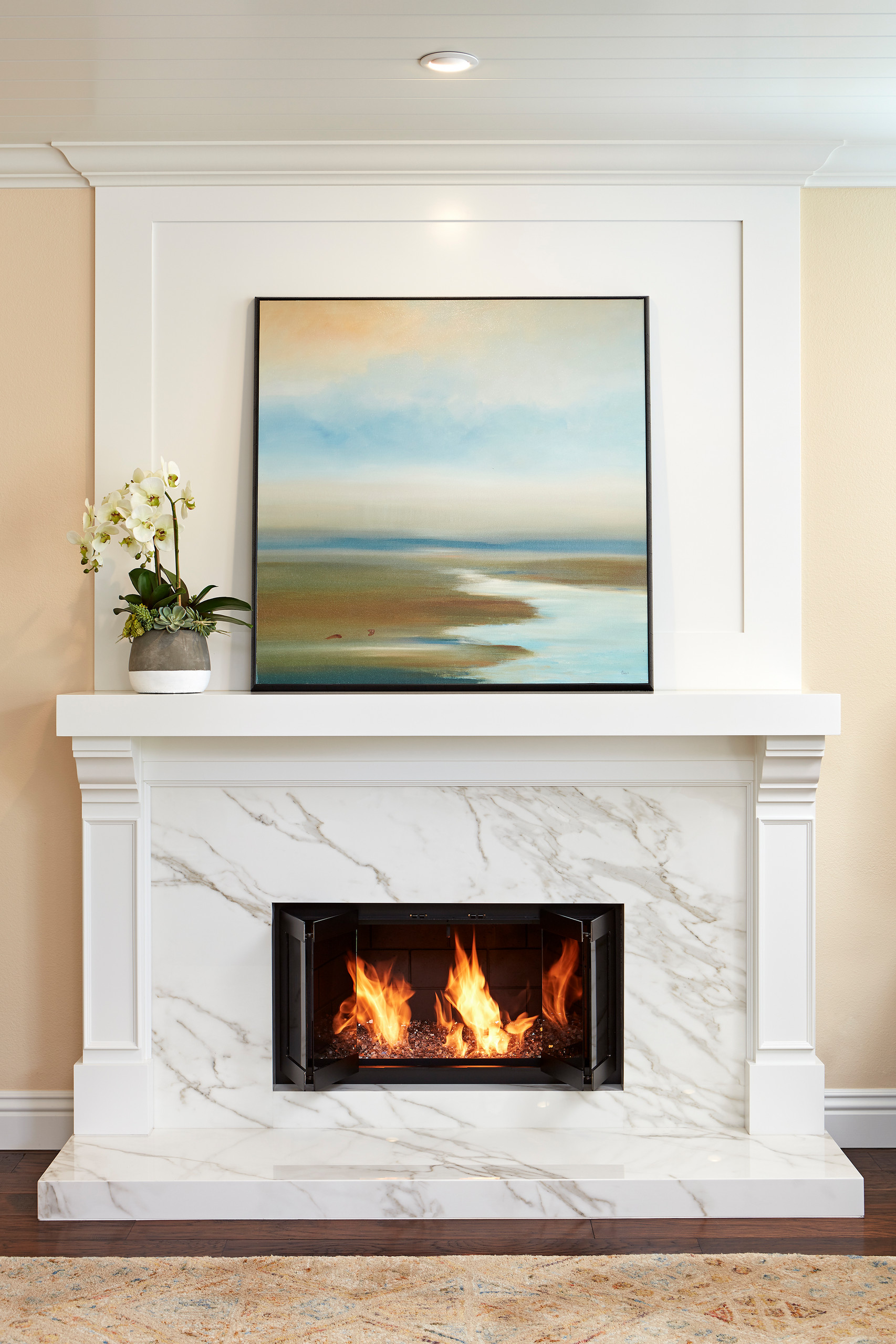 High Bluff Family Room Fireplace