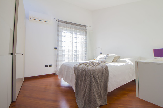 Valorizzazione di un Super Attico contemporary-bedroom