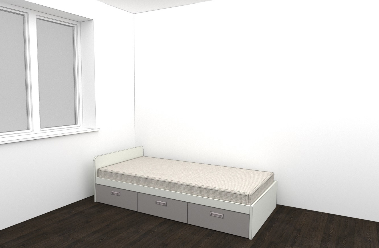 Кровать визуализация