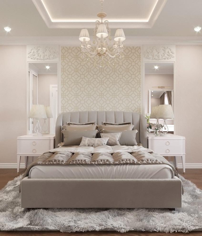 Дизайн однокомнатной квартиры в стиле современная классика