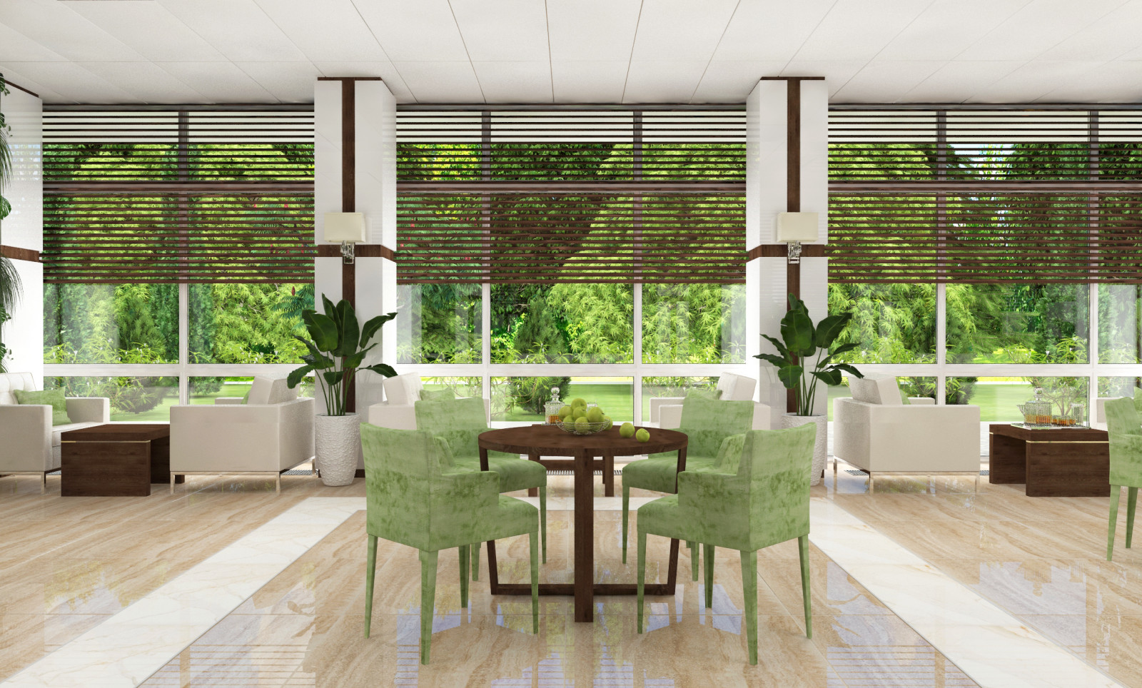 Санаторий (общественные зоны и типовой номер), г. Ялта