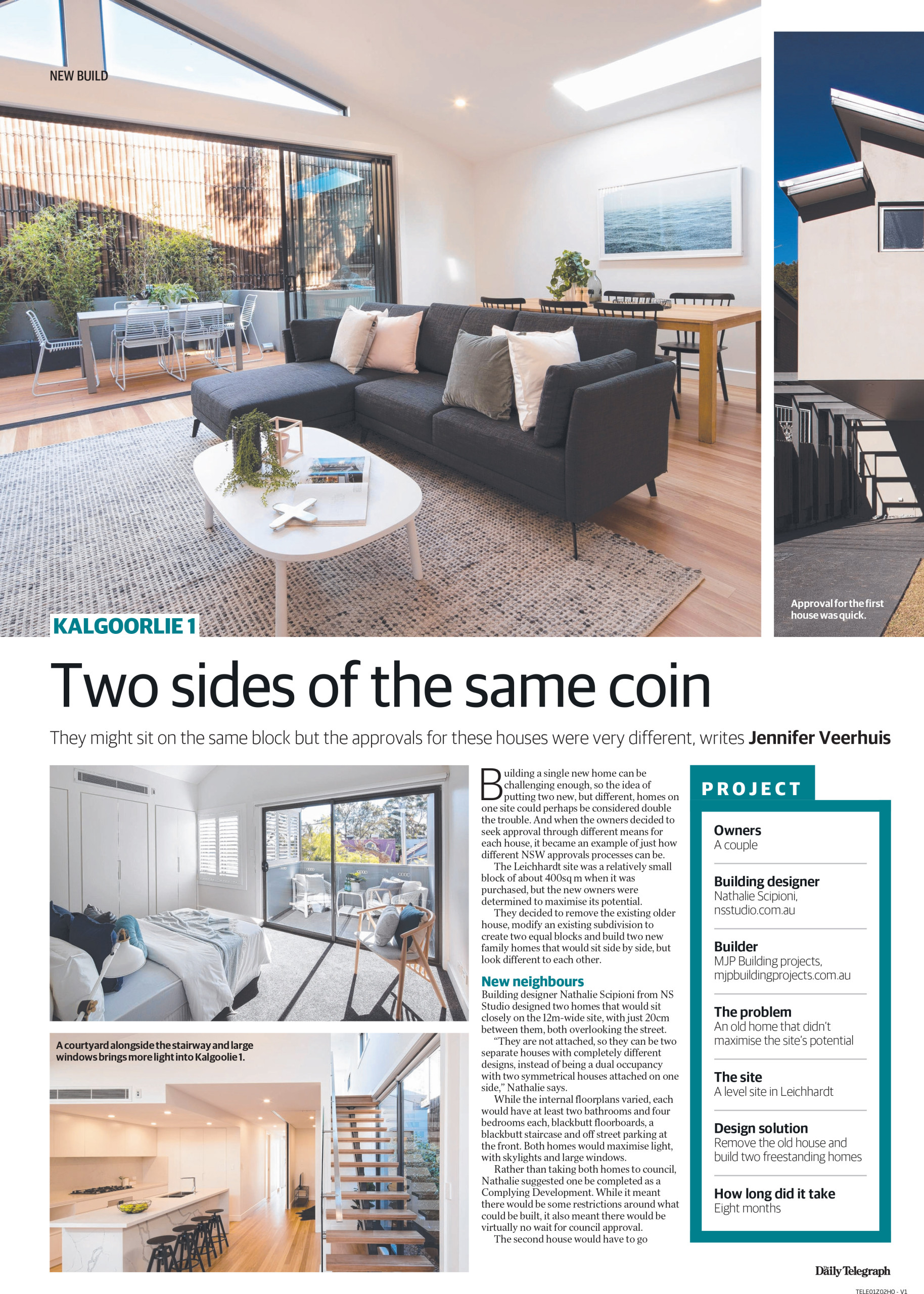 IN THE MEDIA | Daily Telegraph Features