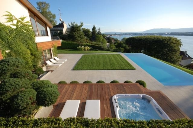 Dimension One Spas contemporary-swimming-pool