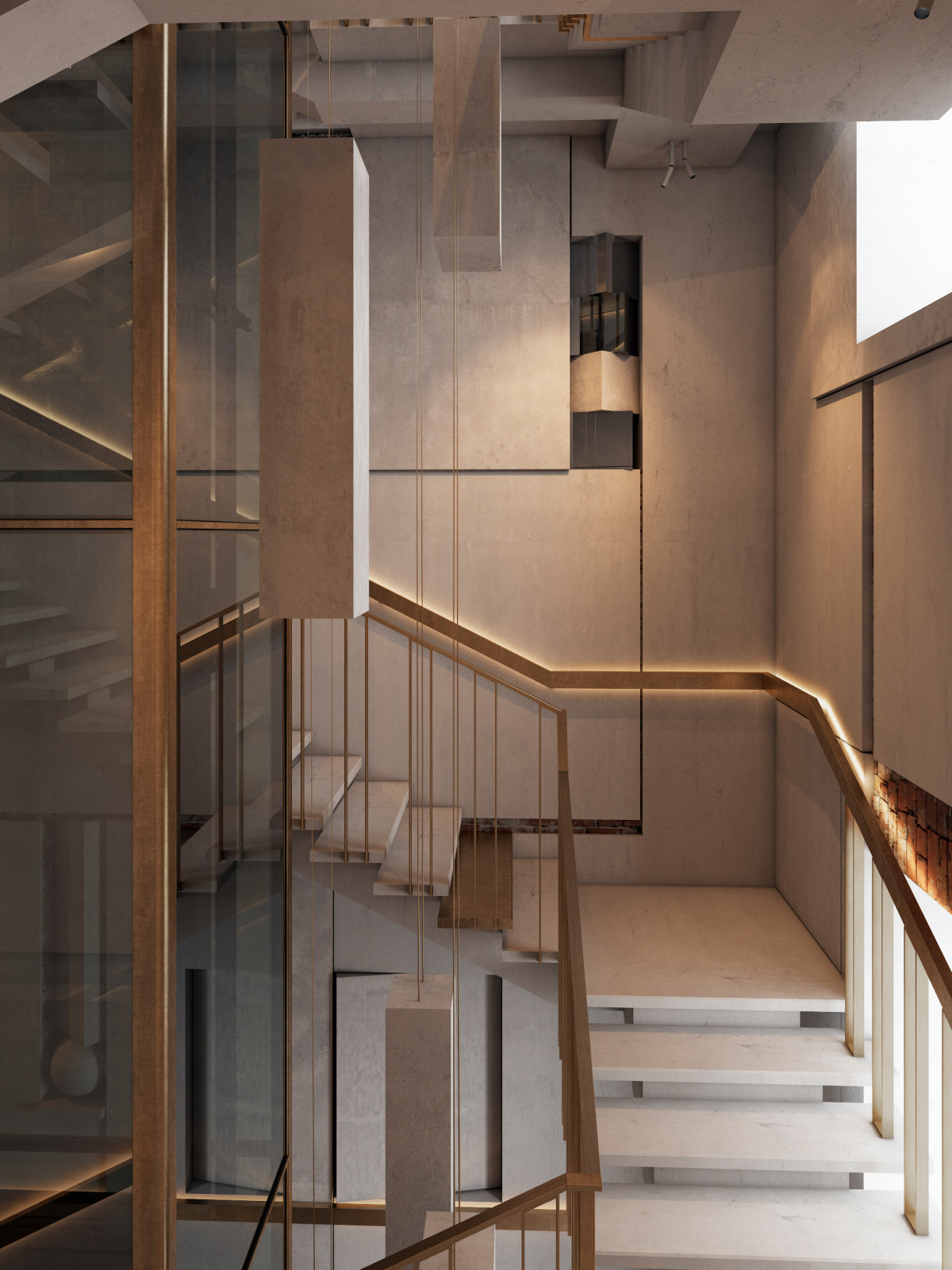 Лестница в апарт-отеле