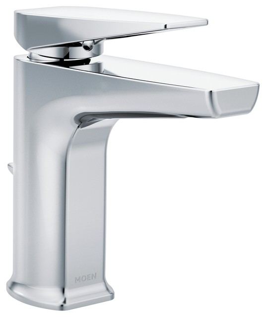 Moen Via Chrome One Handle Bathroom Faucet S8000 Contemporary