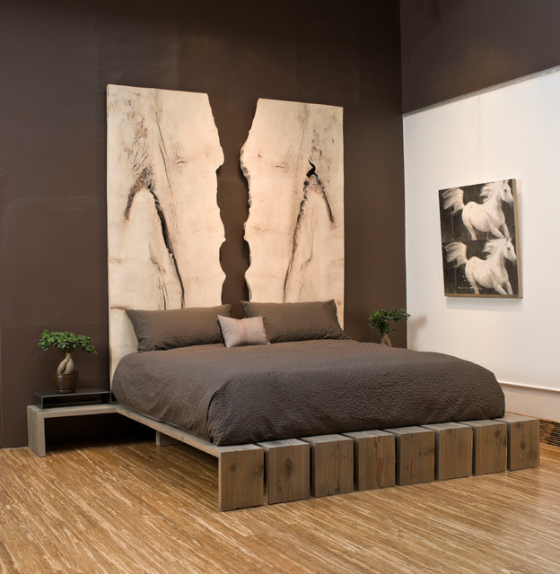 Custom Bed with Headboard klassisch-modern-schlafzimmer