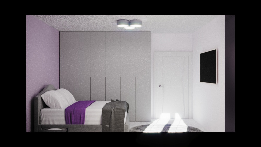 Яркая спальня