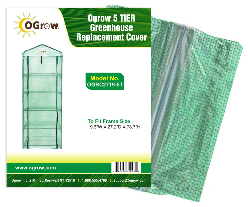 5-Tier Greenhouse Pe Replacement Cover, to Fit Frame