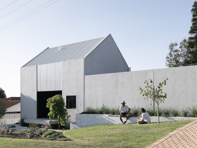 House A trendy-hus-og-facade