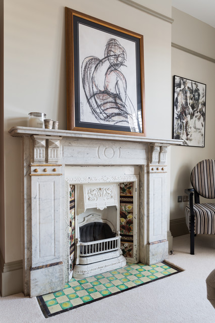 Clapham Refurb transitional-bedroom